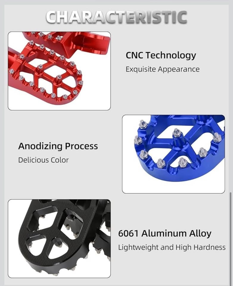 JFG RACING Dirt Bike Pegs for Surron/CRF - photo 5