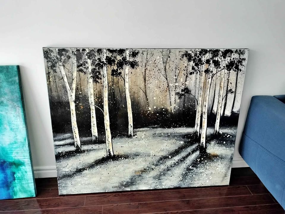 Framed picture 127x102cm