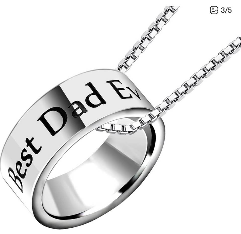 New Stainless Steel Necklace with Ring - photo 3