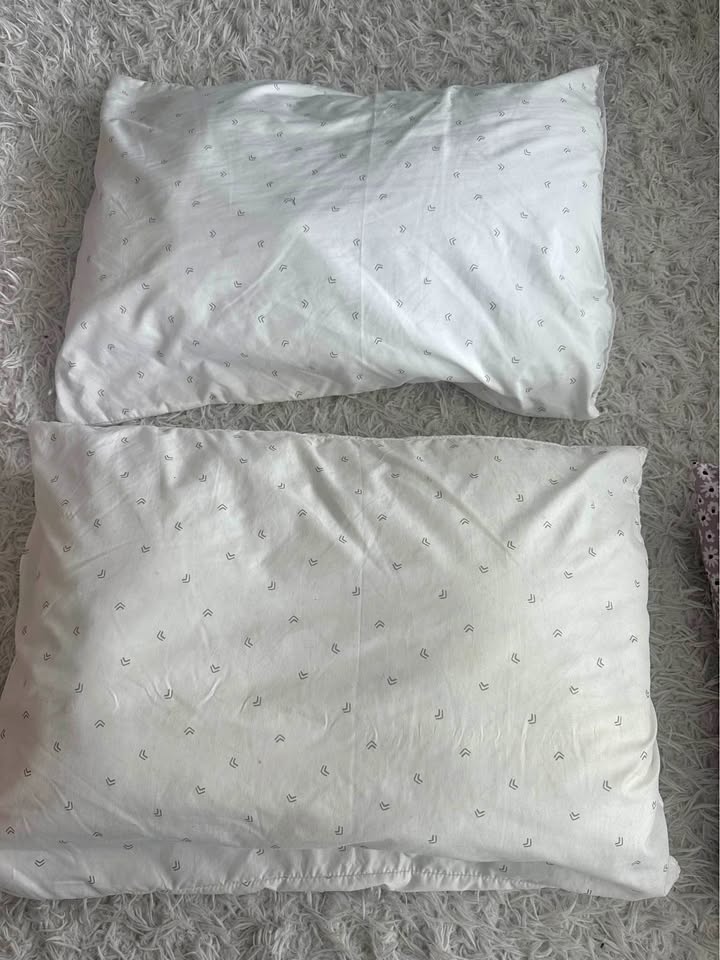 Set of 2 Hollowfiber Pillows for moving out Sale