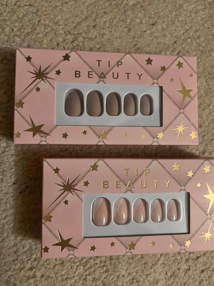 Cute Glue On Nail Sets - 24 Nails Each + Glue