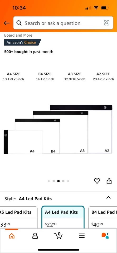 A4 Light Up Drawing Board with Stand - photo 4