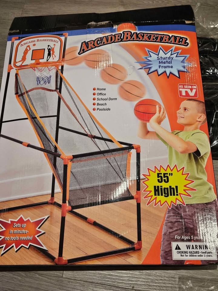 Arcade Basketball Set 55" High - Indoor/Outdoor Fun - photo 2