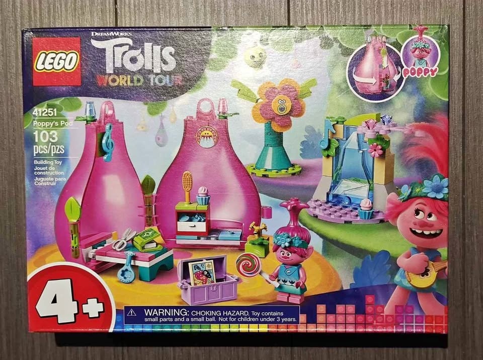 CLEARANCE Lego Trolls 41251 Poppy's Pod Retired 2020