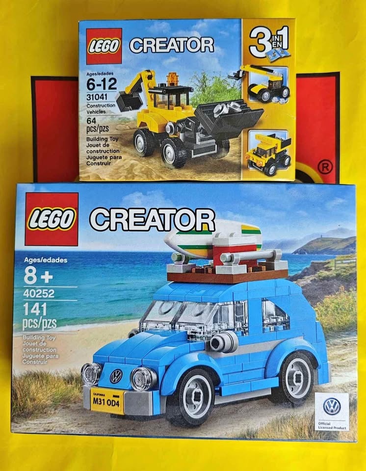 Lego Creator 40252 Mini VW Beetle & 31041 Truck