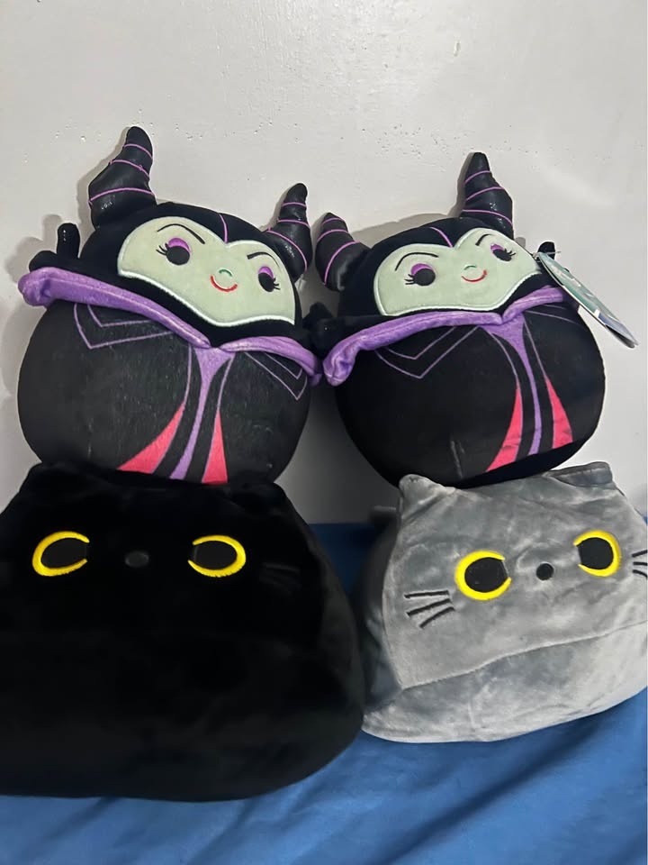 Maleficent Squishmallows & Cat Plushies - photo 3