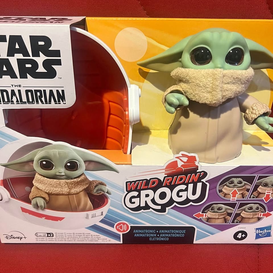 Official Star Wars Baby Yoda Hasbro Wild Riding Grogu Set