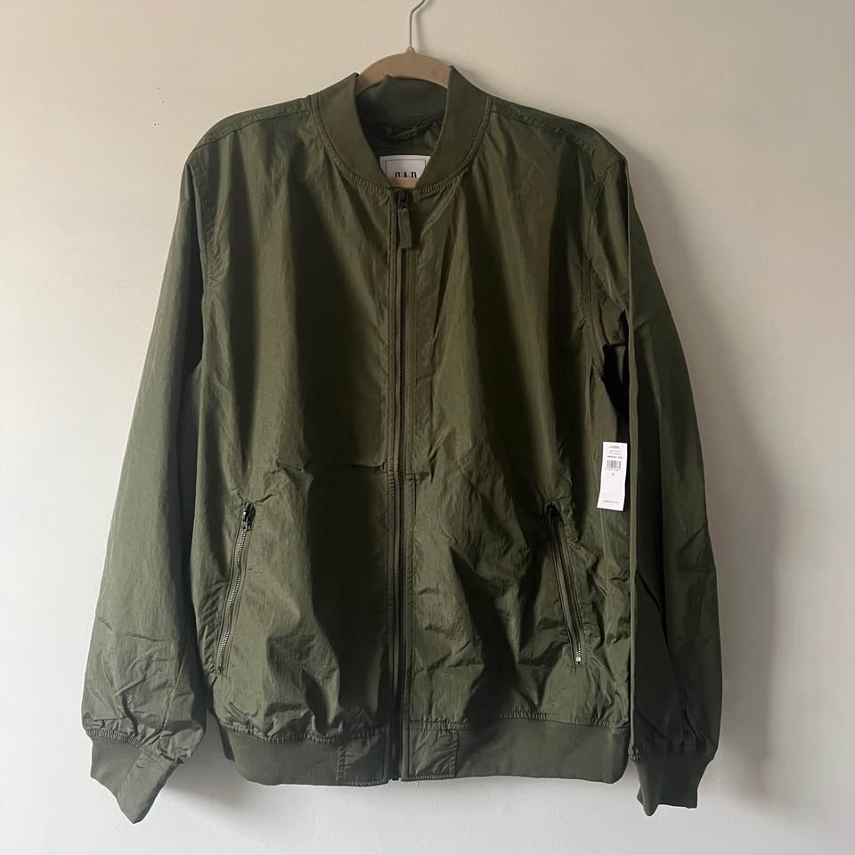 Gap Olive Green Jacket New men’s size Large - photo 2
