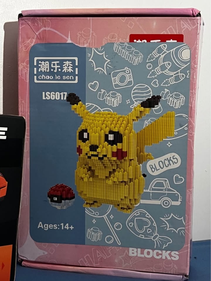 Brick Building Set - 1x Car, 1x Pikachu - photo 4