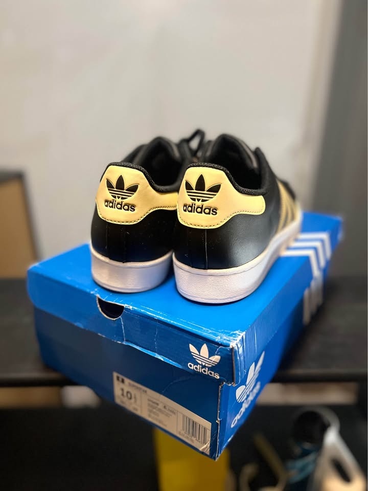 Adidas Superstar Sneakers - Black, White, Gold - photo 3