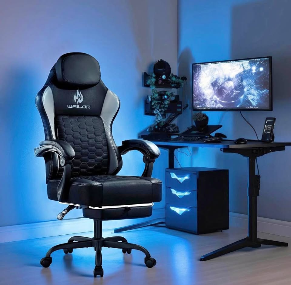 Brand New Gaming Chair with Foot rest 🏆