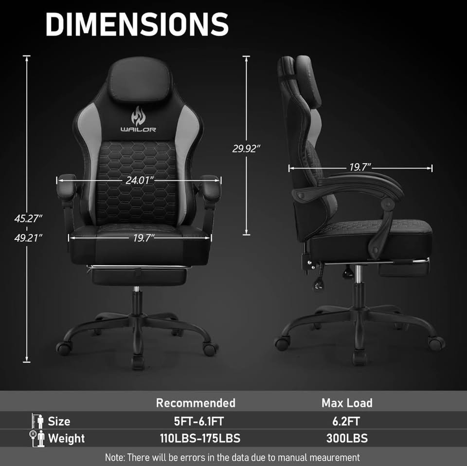 Brand New Gaming Chair with Foot rest 🏆 - photo 2