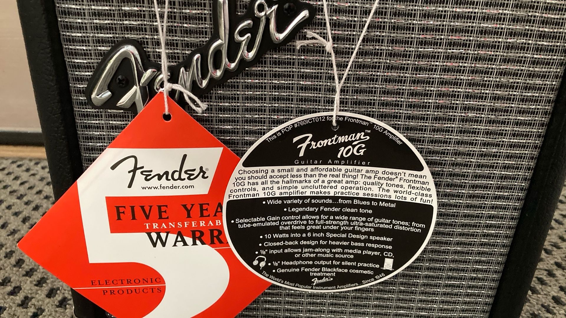 Fender Frontman 10g Guitar Amp - photo 4