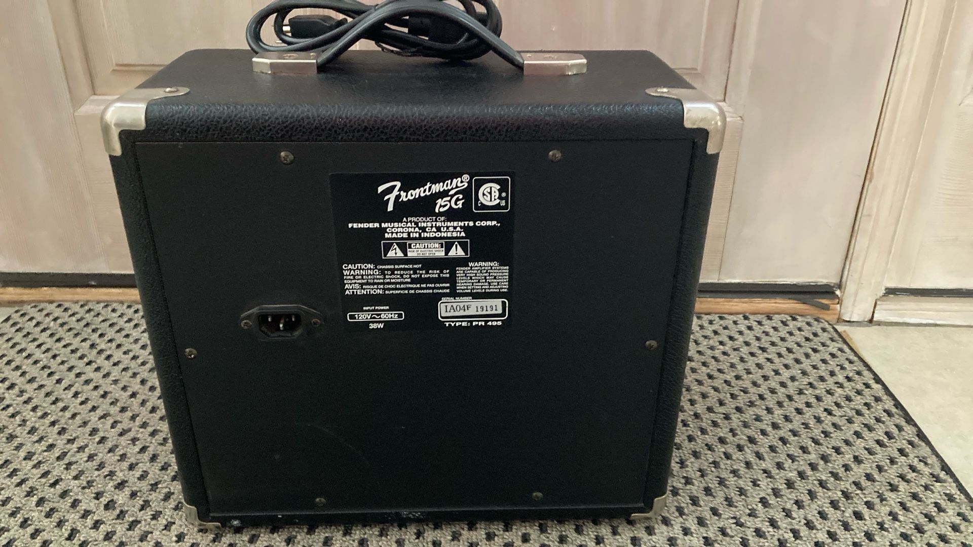 Fender Frontman 15G 1x8" Guitar Combo Amp - photo 3