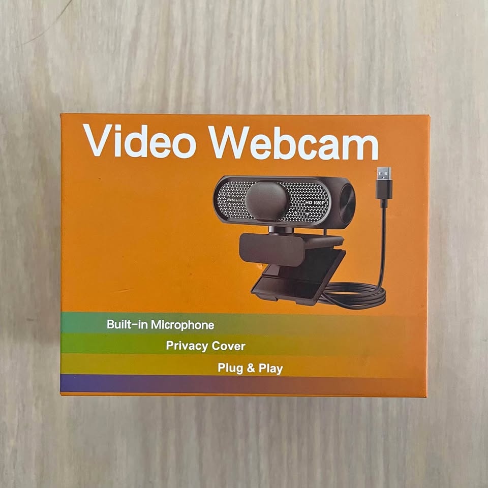 Premium 1080P Full HD Webcam – Privacy Cover – Wide Angle – USB