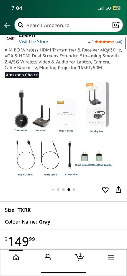 4K Wireless HDMI Transmitter & Receiver Kit - photo 5