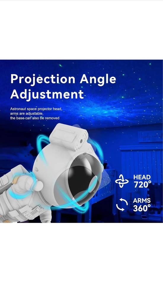 ✨ Astronaut Galaxy Projector – Used, Excellent Condition ✨ - photo 2