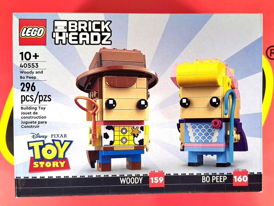 Lego BrickHeadz 40553 Woody & Bo Peep Retired 2022