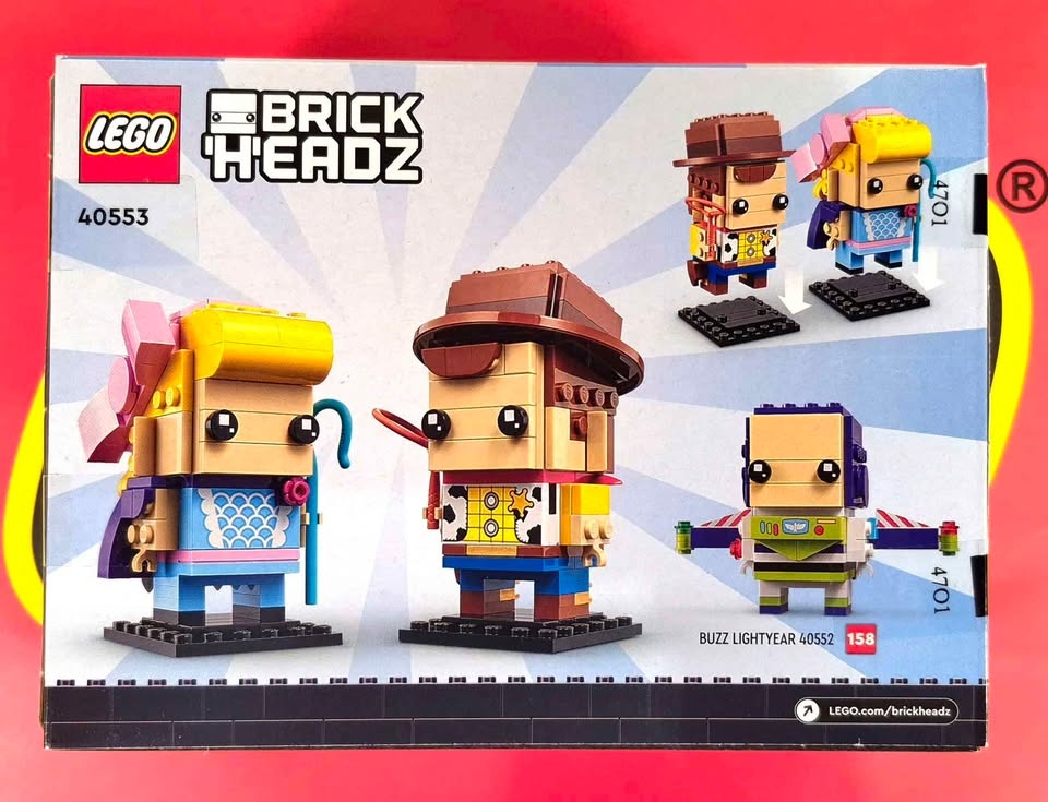 Lego BrickHeadz 40553 Woody & Bo Peep Retired 2022 - photo 2