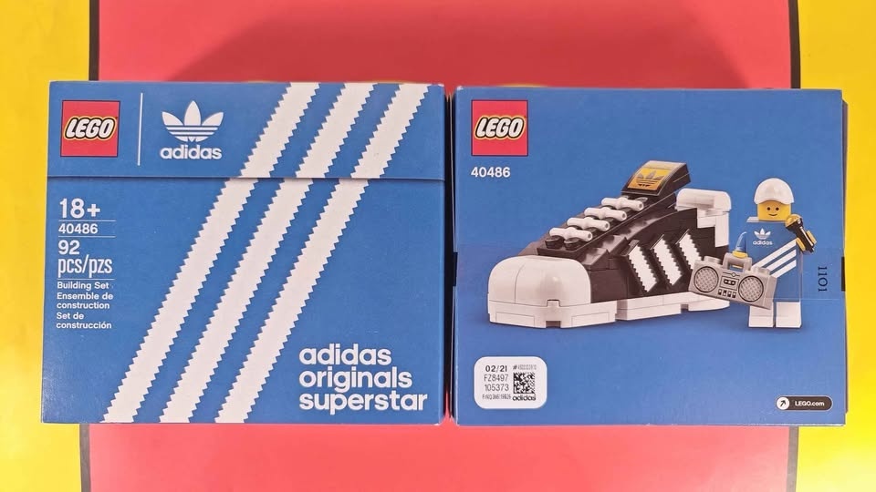 Lego Seasonal 40486 x2 Adidas Originals Superstar Retired 2022 - photo 2