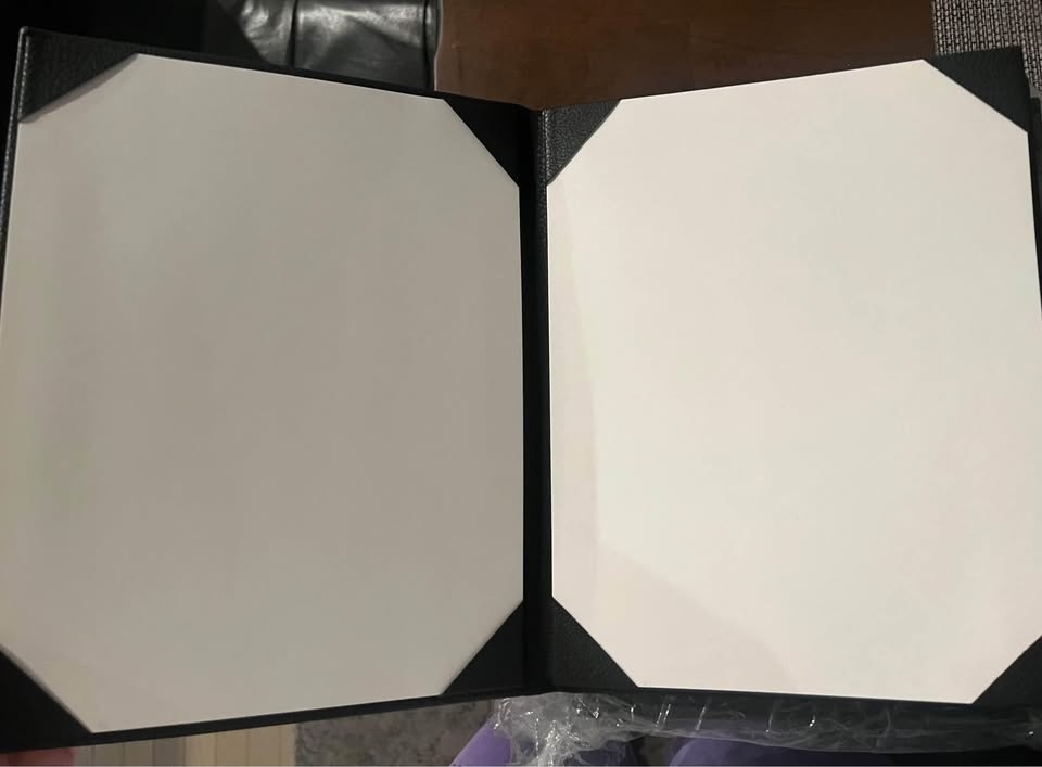 Menu Covers of Premium Faux Leather (10 Pack) - photo 2