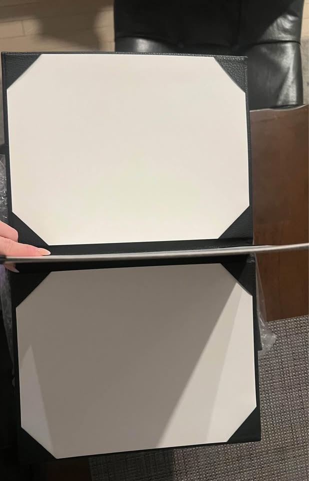 Menu Covers of Premium Faux Leather (10 Pack) - photo 3