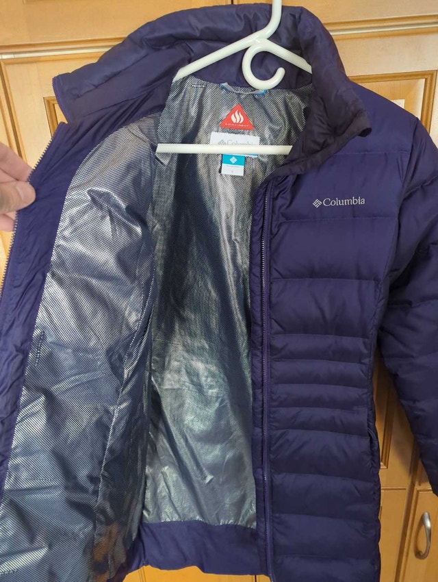 Columbia Women's Hellfire Mid Down Jacket Purple Small - photo 3