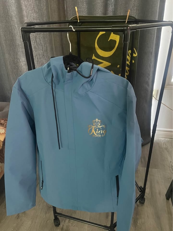 Men's zip-up long sleeve windbreaker jacket - photo 2
