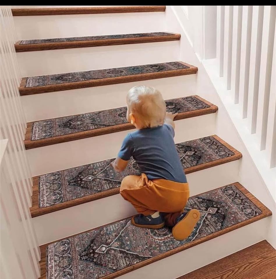 Brand new 12pcs Non-Slip Carpet Stair Treads - photo 3