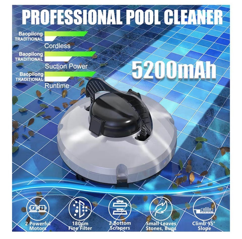 BRAND NEW CORDLESS POOL CLEANER - photo 5