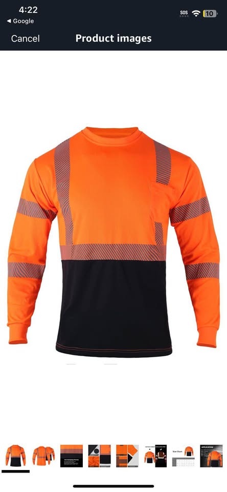 Brand new High visibility Mens Reflective Class 2 safety shirt - photo 5