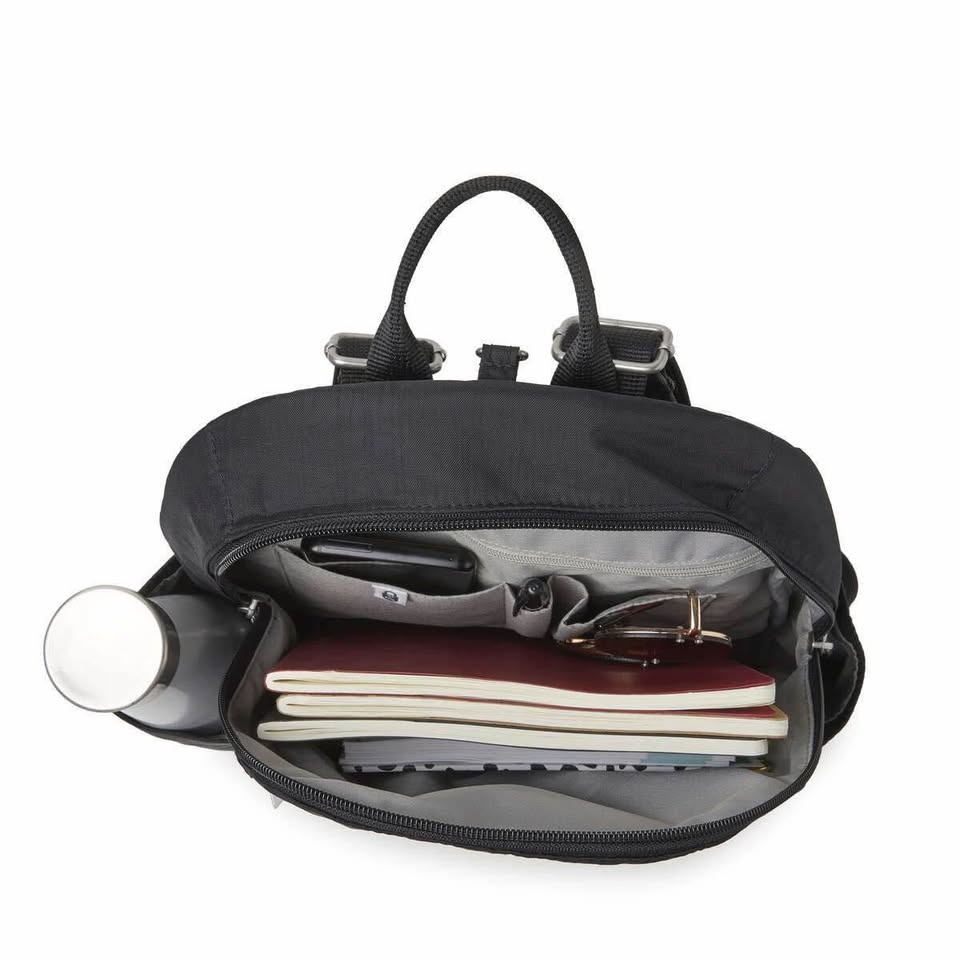 Brand new Black Anti-theft Vacation Travel and School Backpack w - photo 3