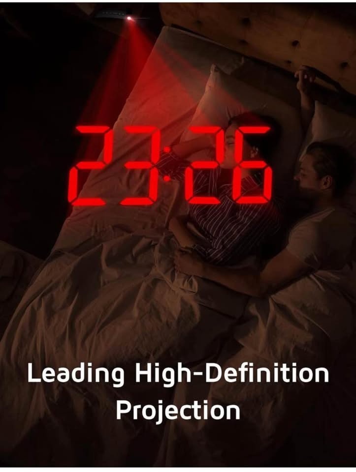 Brand new LED projection alarm clock - photo 2