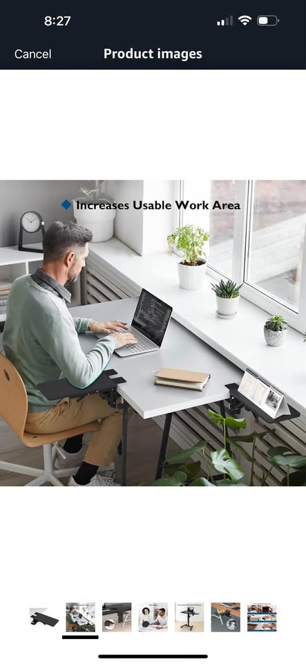 BONTEC Ergonomics Desk Extender Tray 300x150mm