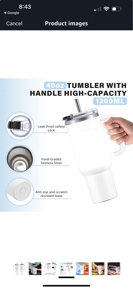 40oz Tumbler with Handle - photo 4
