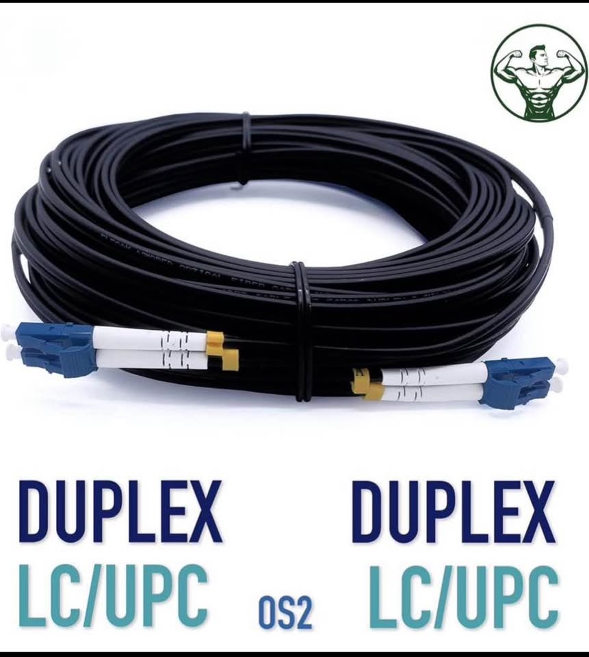Brand new shielded fiber optic cable LC/UPC to LC/UPC OS2 (15m) - photo 3