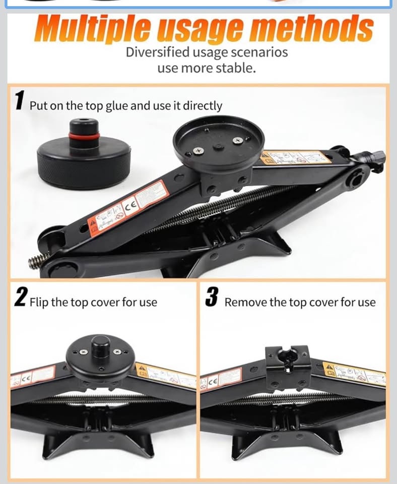 Scissor Lift Jack 2.5 Ton Car Kit w/ Hand Crank - photo 4