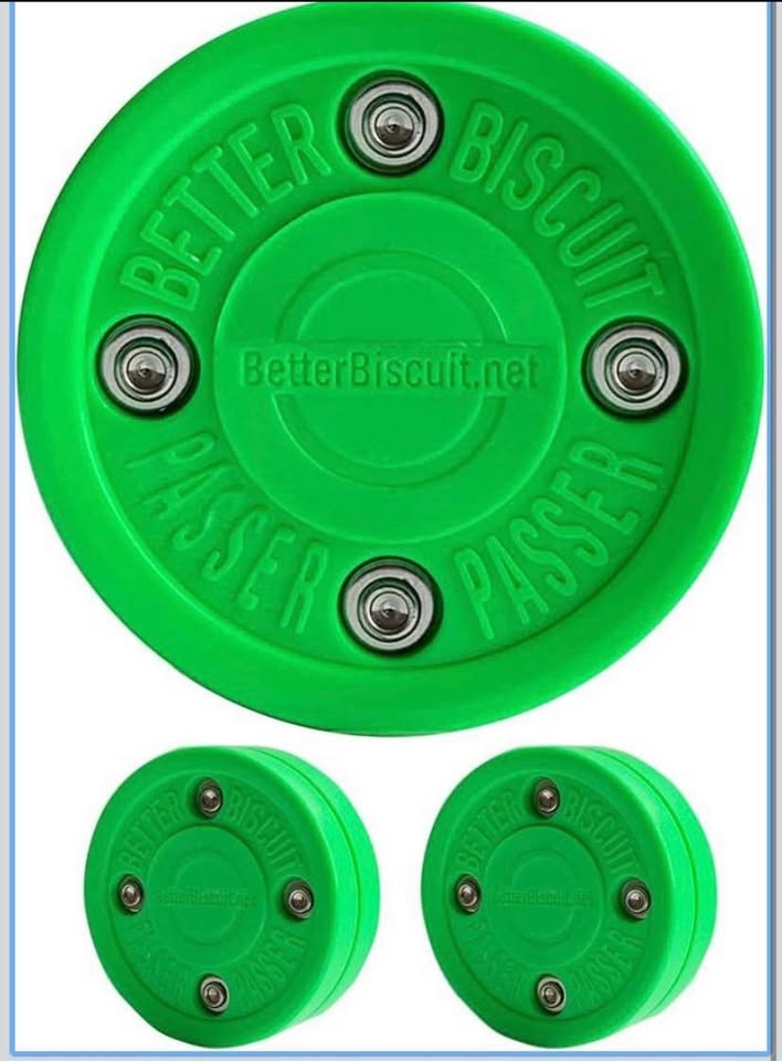 Brand new 2 Sniper 2 Passer practice hockey pucks - photo 2