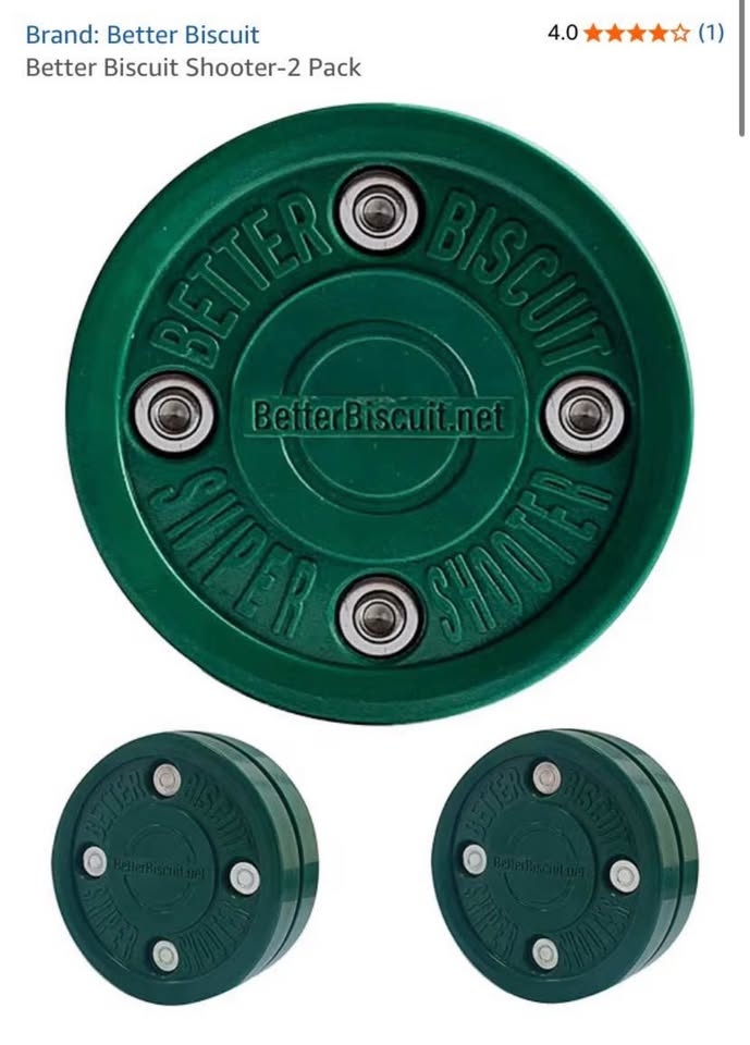Brand new 2 Sniper 2 Passer practice hockey pucks - photo 4