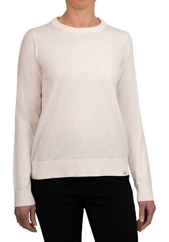 Ladies white sweater