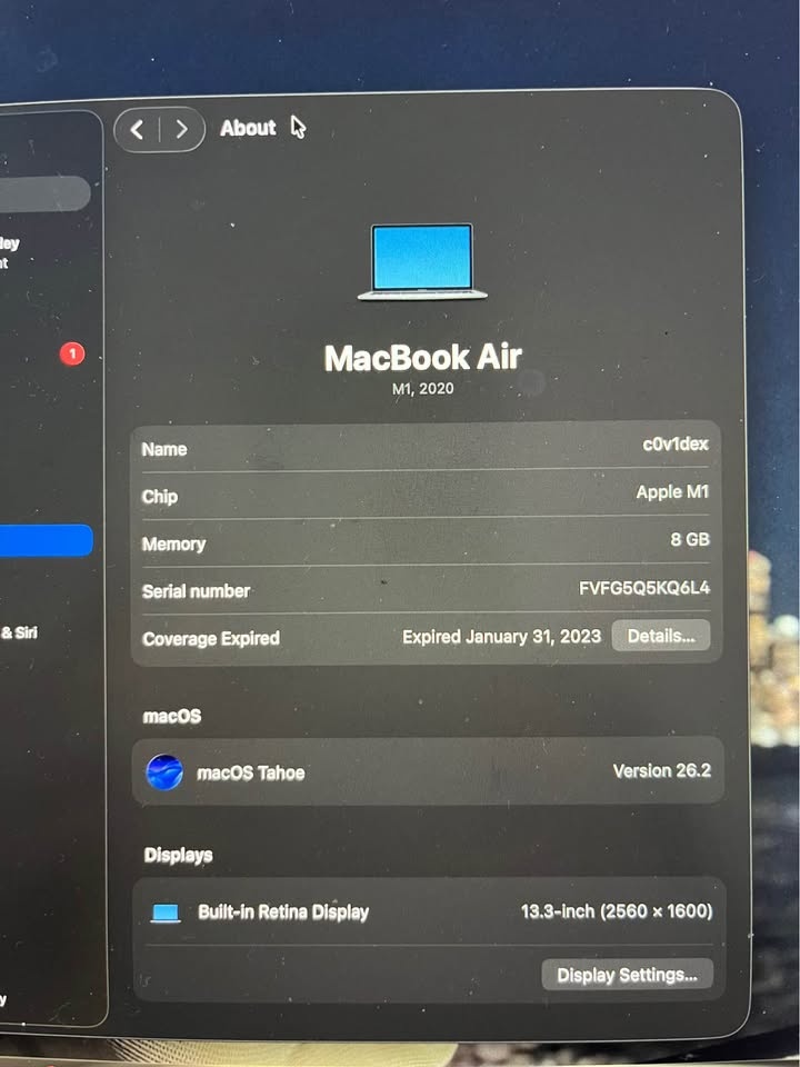Apple Macbook Air M1 13-inch - photo 2