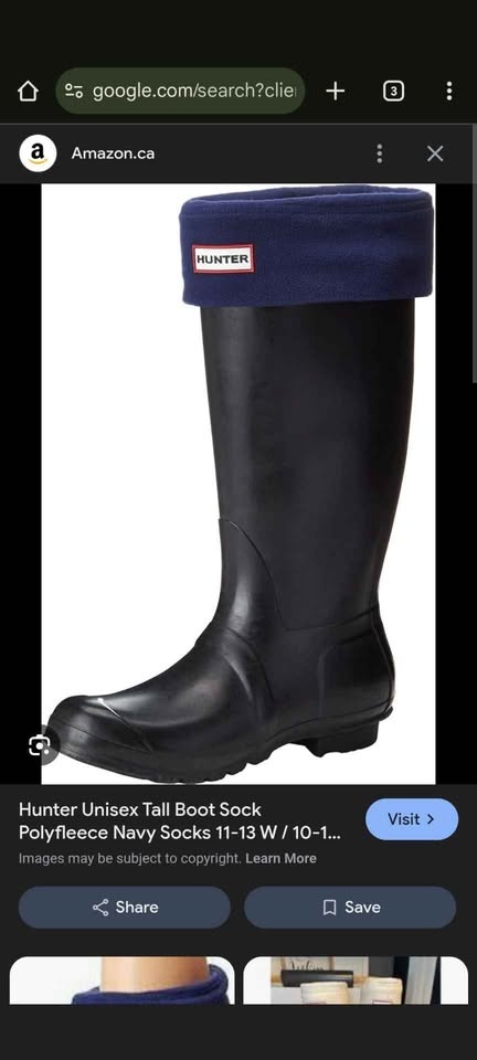 Hunter Boot Socks Size Medium - photo 5
