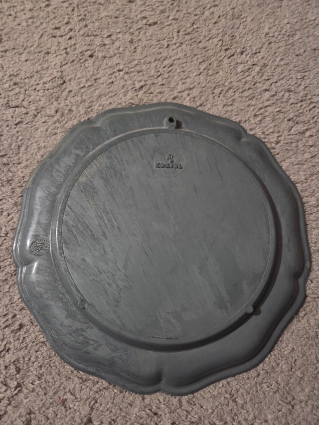 Vintage Koziol Germany Pewter Wall Plate 8.5" - photo 2