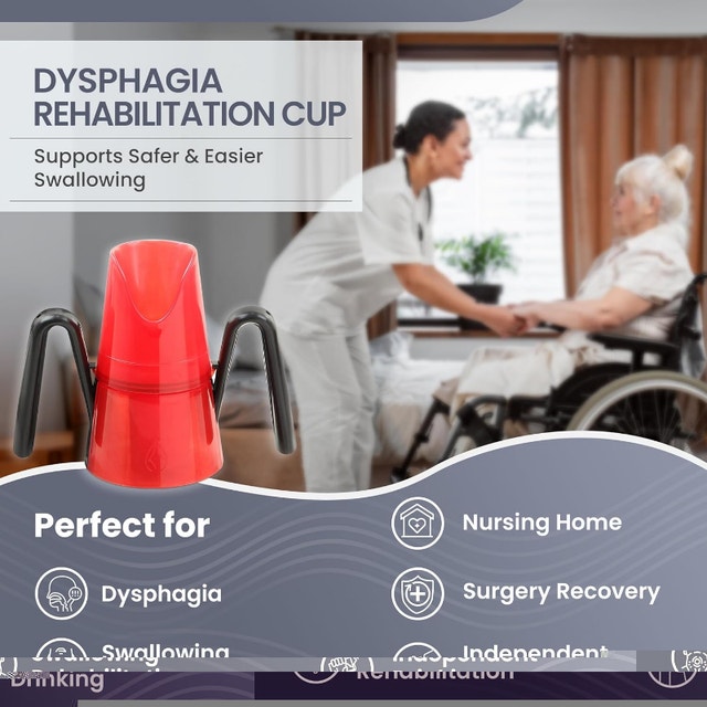 RiJe Dysphagia Sip-Control 8oz Cup for Swallowing Issues (New) - photo 2