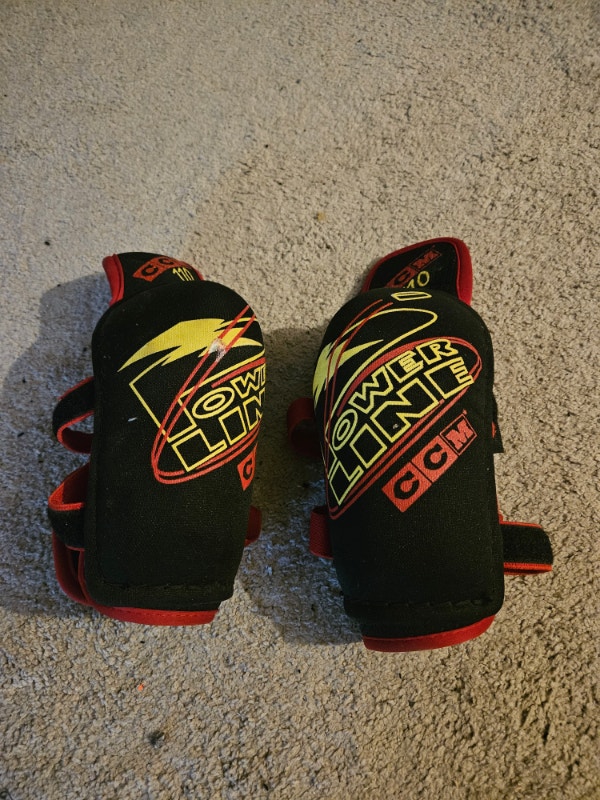 CCM 110 Powerline Hockey Elbow Pads, Adult Medium, Like New