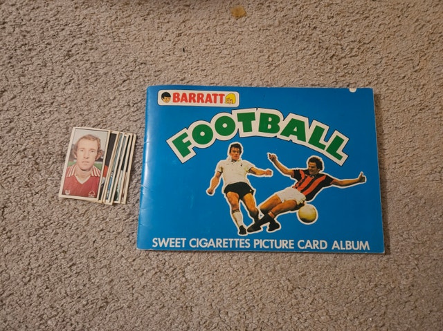Vintage Barratt 1978 UK Football Card Album