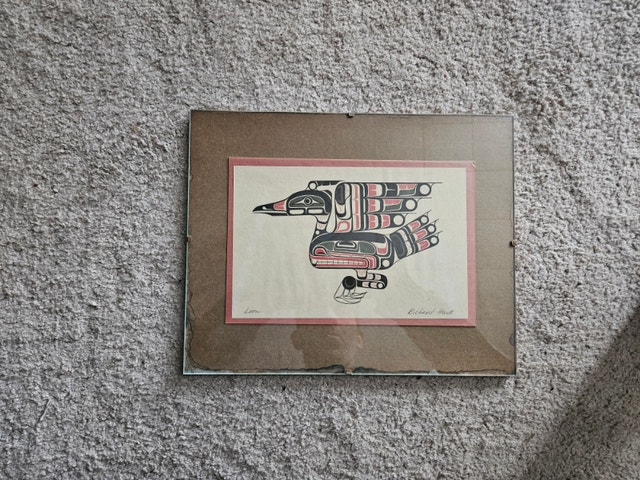 Loon by Richard Hunt, 1979 Framed & Signed Print
