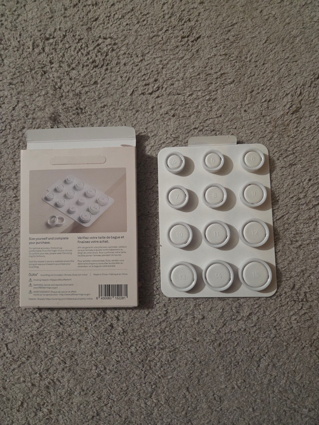 Oura Ring Gen 4 Sizing Kit (Complete) - photo 2