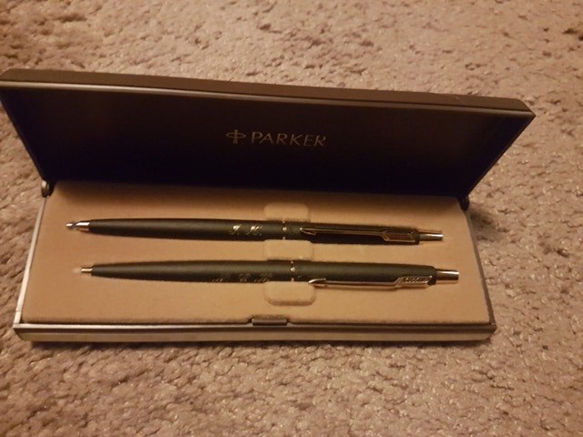 Vintage Parker Luxury Ballpoint Pen & .5mm Mechanical Pencil Set