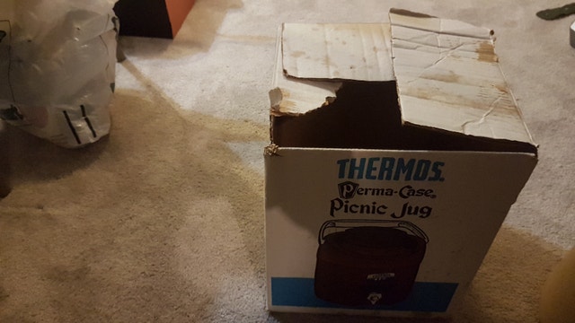 Vintage 70s Thermos Picnic Water Jug Cooler, MCM Retro Camping - photo 2